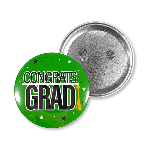 Graduation Theme Tinplate Badge Pin With Doctor Hat Certificate Congrats GRAD For Graduation Party Ceremony Gifts