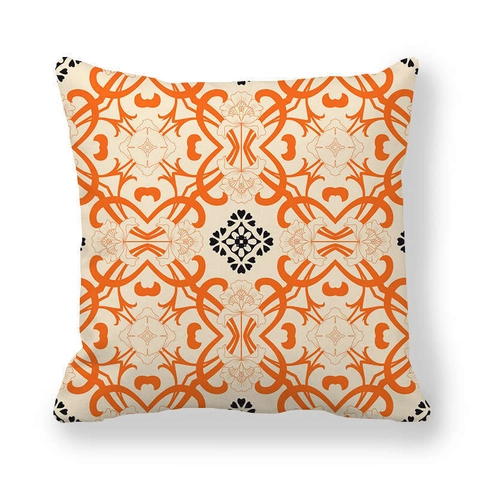 Fodera Per Cuscino Geometrica Tessuto Pelle Di Pesca Decorativa Per Divano Casa Mandala Stile Bohémien Quadrata