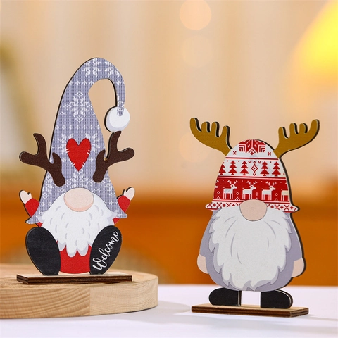 Weihnachts Wichtel Tischdeko Aus Holz Nordisch Gesichtsloser Alter Mann Schreibtisch Dekoration Für Feiertage Zuhause Party