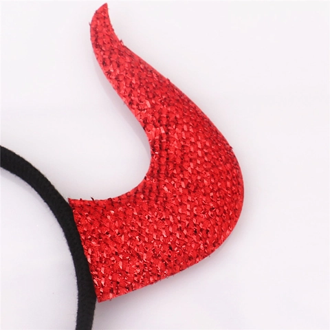 Halloween Cerchietto Corna Del Diavolo Con Paillettes Rosse E Tridente Per Decorazione Di Feste Cosplay Fotografia Accessorio Per Costumi