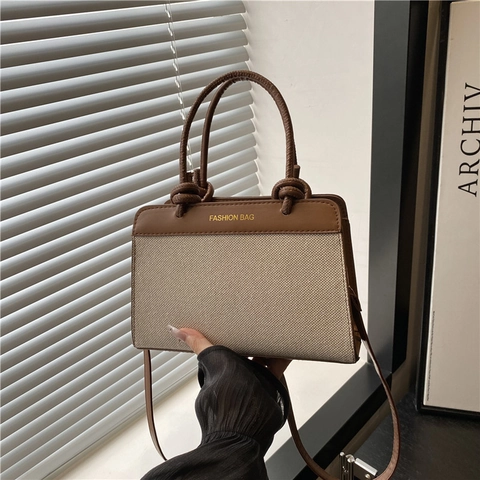 Grand Sac à Épaule en Nylon pour Femmes Sac Fourre-Tout Décontracté Avec Poignées Nouées Sac à Main de Navetteur