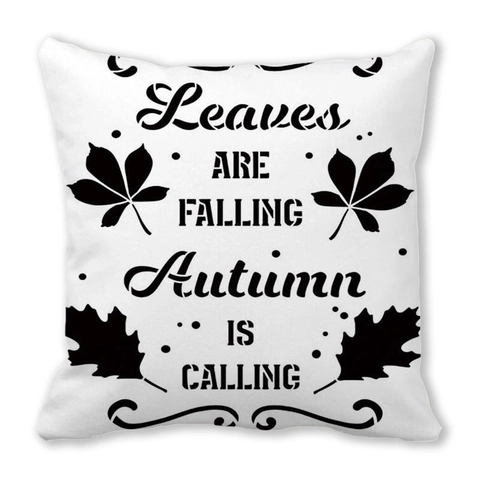 Herfst Kussenhoes Pompoen Esdoornbladeren Perzikhuid Decoratieve Kussensloop Voor Sofa Home Thanksgiving