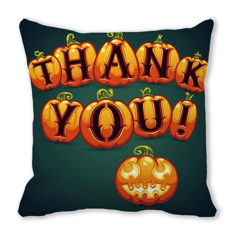 Halloween Calabaza Acuarela Gato Negro Funda De Cojín Decorativa Piel De Melocotón Poliéster Cuadrada Funda De Almohada Para Sofá Fiesta