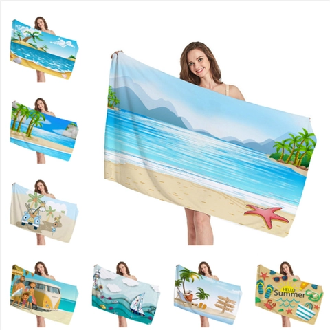 Telo Mare Tropicale in Microfibra Asciugatura Rapida Assorbente Grande Telo Bagno per Piscina Vacanza Viaggio Donna Uomo Regalo Estivo