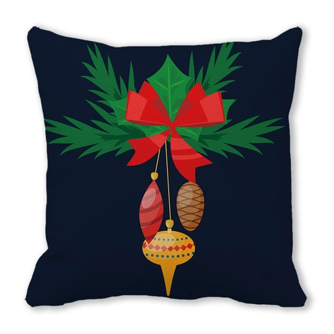 Amerikanischer Landhausstil Vintage Weihnachten Kissenbezug Soft Pfirsichhaut Polyester Quadratisch Dekokissen Bezug Home Decor