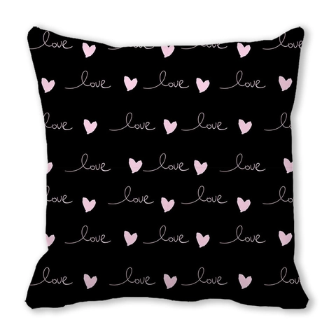 Valentijnsdag Hart Perzikhuid Kussenhoes Romantische Letters Maan Decoratieve Kussenhoes Voor Sofa Home Decor