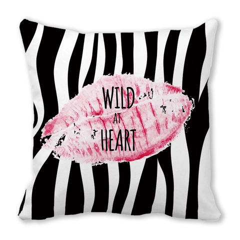 Valentine's Day Mother's Day Decorative Cushion Cover Peach Skin Velvet Square Throw Pillowcase For Sofa Home Bedding Gift