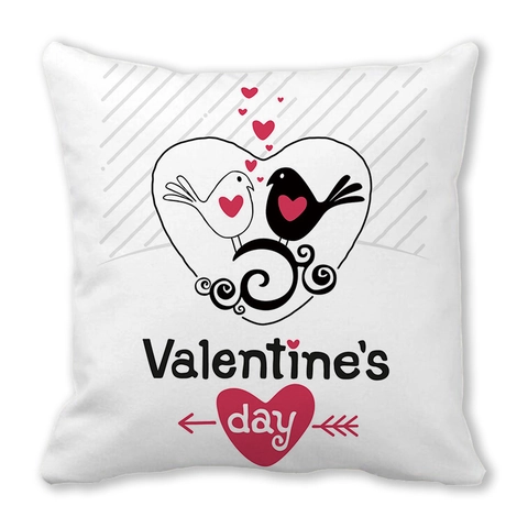 Valentinstag Kissenbezug Pfirsichhaut Romantische Herzform Heimdeko Quadratische Kissenhülle Für Sofa Schlafzimmer
