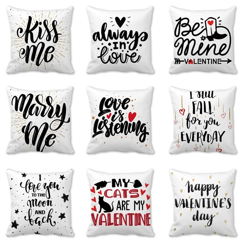 Taie Oreiller Velours Peau Pêche Décorative Carrée Canapé Saint Valentin Automne Fleurs Animaux