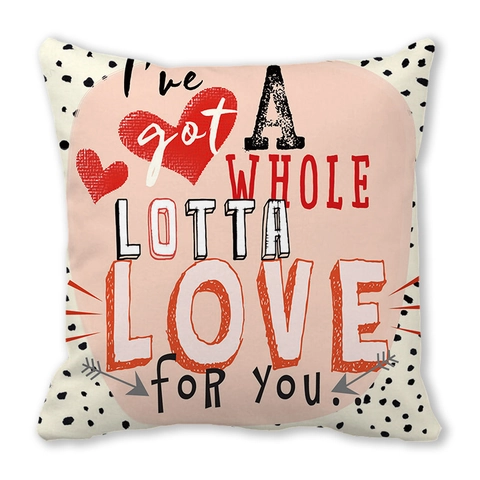 Valentijnsdag Perzikhuid Kussensloop Romantisch Hart Liefde Letterprint Kussenhoes Decoratieve Thuis Slaapkamer Bank Kussensloop