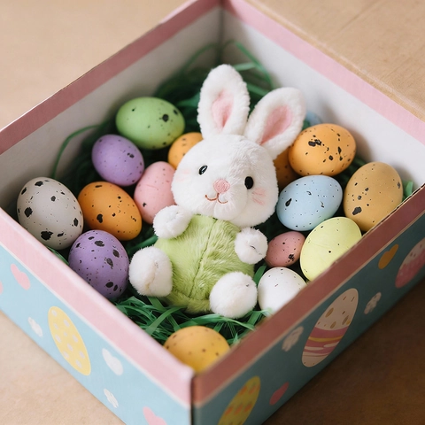 Easter Foam Eggs Decoration Multi-Color Artificial Speckled Eggs For Spring Party Decor DIY Crafts Home Table Ornaments