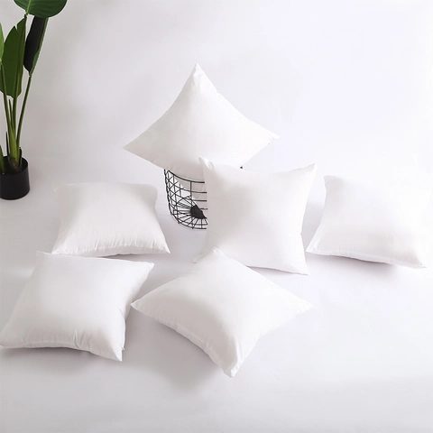 Intérieur de Coussin Carré Blanc Emballé Sous Vide Remplissage Coton PP Noyau de Coussin Décoratif pour Canapé Lit Maison