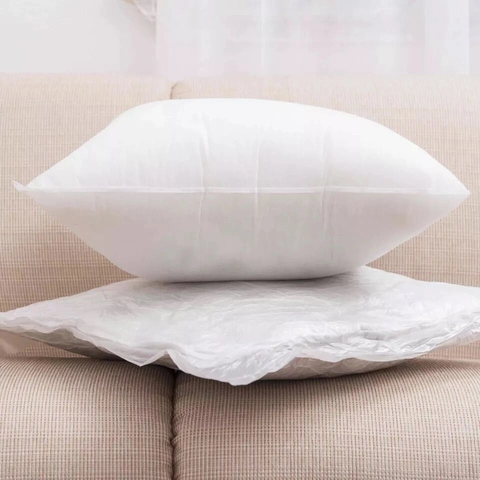 Intérieur de Coussin Carré Blanc Emballé Sous Vide Remplissage Coton PP Noyau de Coussin Décoratif pour Canapé Lit Maison