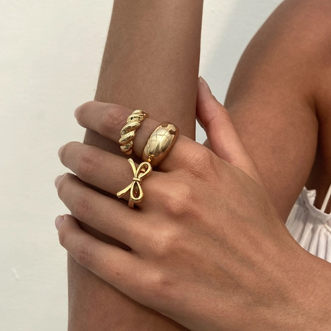 Legierungsringe Für Damen Offen Verstellbar Geometrisch Unregelmäßig Mit Bunten Steinen Modeschmuck Zubehör Light Luxury
