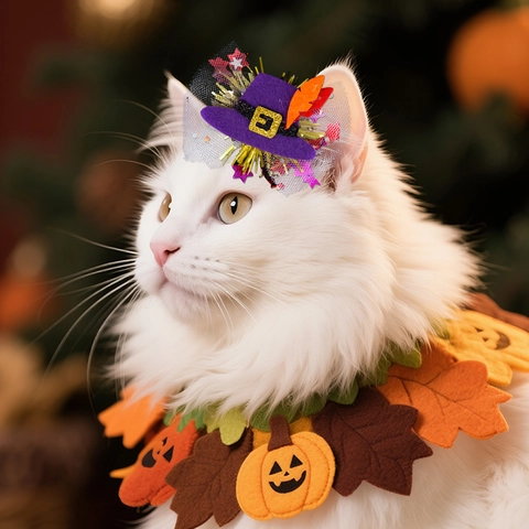 Thanksgiving Huisdier Haarklemmen Kalkoen Pompoen Eekhoorn Zonnebloem Haaraccessoires Voor Honden Katten Vakantie Feest Decoratie