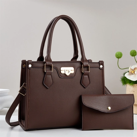 Sac À Main Et Pochette Enveloppe Texture Lychee Cuir PU Sac Bandoulière Femmes Élégant Style Rue Matériel Doré