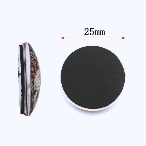 Halloween Koelkastmagneten Rond Glas Kristal Decor Koelkast Whiteboard Kast Pompoen Vleermuis Geest Nieuwigheid Ornament