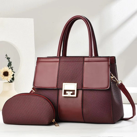 Damen PU Leder Handtasche Shopper Und Pouch Mode Große Kapazität Krokodil Muster Schulter Umhängetasche Metallschnalle Taschen