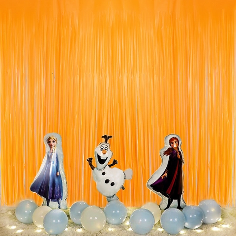 Neon Makronen Folien Fransenvorhang UV Fluoreszierender Party Hintergrund Lametta Streamer Für Geburtstag Hochzeit Dekoration