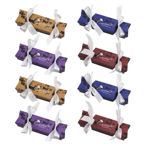 Congratulations Graduation Candy Shaped Gift Boxes With Ribbon And Graduation Cap Icon For Party Candy Packaging Favors