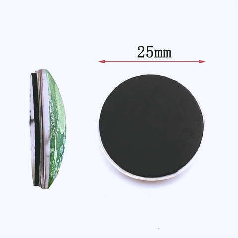 Christmas Elk Crystal Glass Refrigerator Magnets Round Magnetic Time Gem Whiteboard Stickers For Kitchen Home Decoration