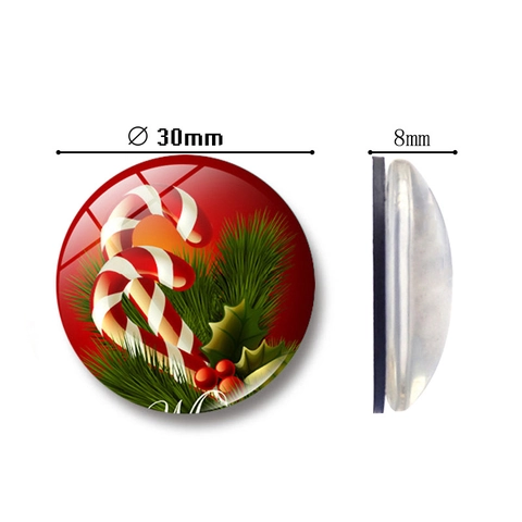 Calamita Da Frigo Cupola In Vetro Babbo Natale Renna Albero Di Natale Motivo Magnetico Decorazione Natalizia Casa