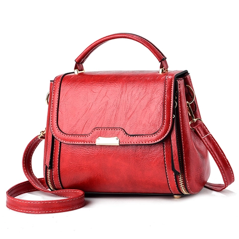 Vintage Contrast Stitching Women PU Leather Shoulder Bag Gold Hardware Handheld Crossbody Square Purse Daily Commute Bag
