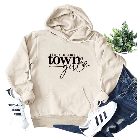 Women Casual Cotton Blend Hoodie Letter Heart Print Hooded Pullover Loose Long Sleeve Sweatshirt With Pocket Tops