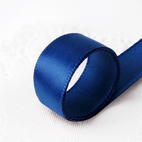 Satin Ribbon Polyester Solid Color Smooth Webbing For Gift Wrapping DIY Crafts Wedding Party Decoration