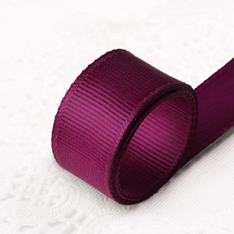 Wijnrood Grosgrain Lint Polyester Geribbeld Lint Voor Cadeauverpakking Bruiloft Feest DIY Handwerk Decoratie Lint