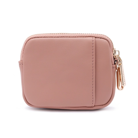 Damen Geldbörse Kurz PU Leder Blumendruck Kartenhalter Reißverschluss Druckknopf Verschluss Mit Metallhaken Mode