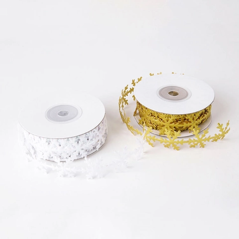 Weihnachten Schneeflocke Rentier Hohl Dekorative Band Für Geschenkverpackung Party Event Szene Anordnung DIY Handwerk