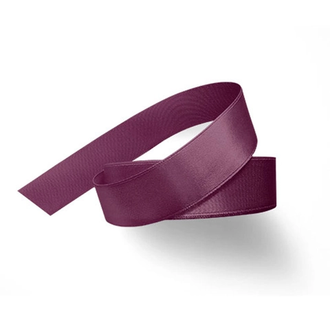 Polyester Satijn Lint Decoratieve Band Voor Geschenkverpakking Doe-Het-Zelf Bruiloft Feest Decoratie Accessoires Wijnrood
