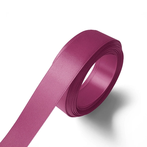Polyester Satijn Lint Decoratieve Band Voor Geschenkverpakking Doe-Het-Zelf Bruiloft Feest Decoratie Accessoires Wijnrood