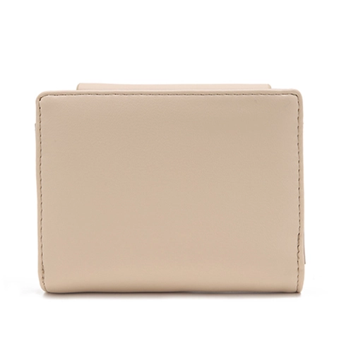 Women Small Fresh Heart Pendant Wallet PU Leather Foldable Purse Card Slot Coin Pocket Zipper Clutch Bag Fashion Handbag Gift