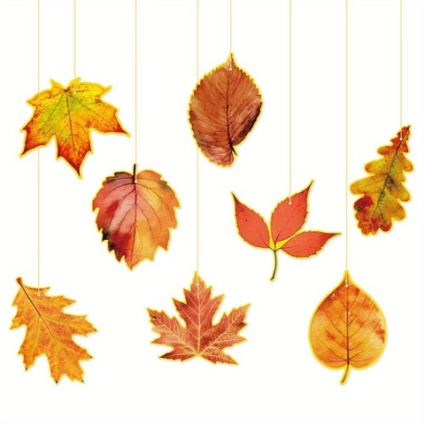 Erntedankfest Herbst Ahornblätter Hängende Dekorationen Doppelseitiger Karton Herbsternte Party Ornament Haus Wanddekor