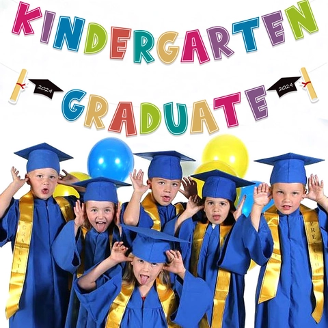 Banner Laurea Scuola Materna Ghirlanda Di Carta Colorata Decorazione Da Appendere Per Festa Di Laurea