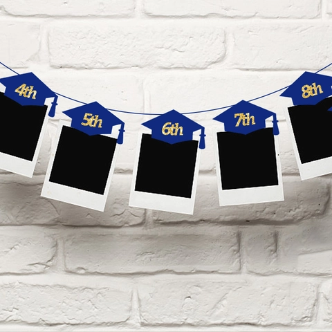 Papier Afstuderen Foto Clip Banner Karton Afstudeerhoed Slinger Voor Examenfeest School Thuis Muurbevestiging Decoratie