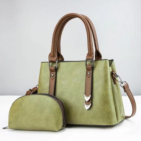 Bolso De Mano Y Bolsa De Cuero PU Para Mujer Bolso De Hombro De Moda Tote Bag Con Adorno De Gato De Metal Hebilla De Corazón
