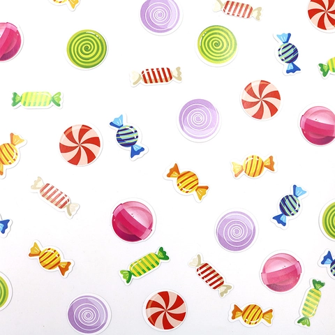 Sweet One Candy Paper Confetti Table Scatters Colorful Dessert Shaped Decorative Sprinkles For Birthday Party Decoration