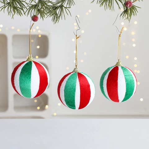 Bolas de Navidad Adornos de Espuma Pintadas Renna Papá Noel Muñeco de Nieve Copo de Nieve Decoraciones Colgantes para Árbol de Navidad Fiesta Hogar