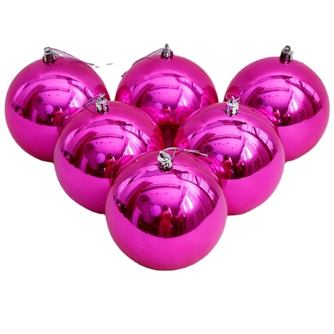 Rode Kerstballen Ornamenten Glanzend Mat Glitter Plastic Ververguld Kerstboom Hangende Decoratie Voor Feestdagen Huis
