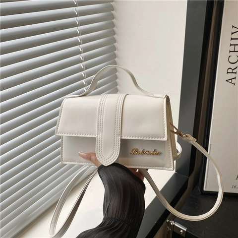 Trendige PU Leder Umhängetasche Minimalistische Einfarbige Handtasche Elegante Schultertasche Für Damen Täglich Arbeit Büro Messenger Tasche Mit Griff Und Verstellbarem Gurt