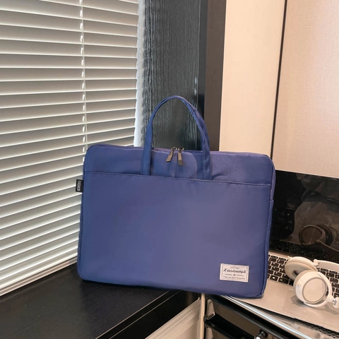 Minimalist Laptop Bag Waterproof Nylon Briefcase For Office Work School Commuter Handbag Large Capacity Durable