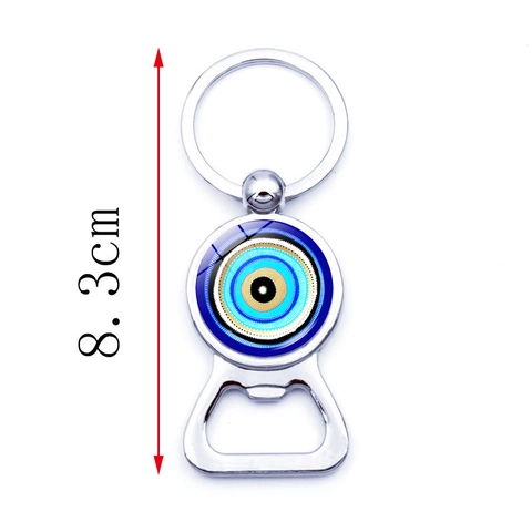 Böser Blick Amulett Flaschenöffner Schlüsselanhänger Zinklegierung Metall Anhänger Bieröffner Für Reisen Täglich Geschenk