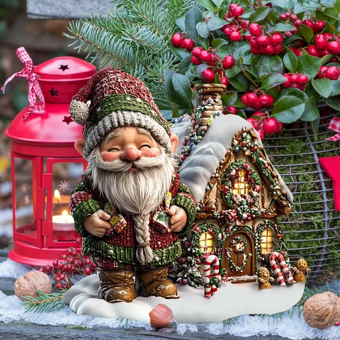 Kerst Kabouter Tuinstokken PVC Snouphuis Tuinbord Buiten Vakantie Decor Cartoon Plastic Tuinornament Stokken