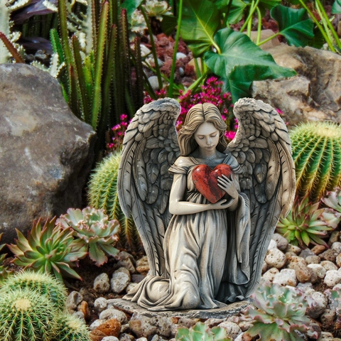Engel Fee Gartenstecker Dekorative Outdoor Hof Kunst PVC Wetterfeste Rasen Ornamente Gedenk Engel Bodenstecker Deko