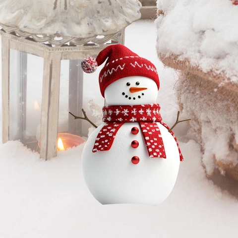 Paletto Da Giardino Pupazzo Di Neve Natale Esterno PVC Piatto Decorazione Da Cortile Per Prato Sentiero Ornamento Festivo
