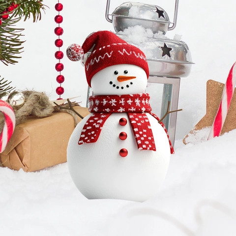 Paletto Da Giardino Pupazzo Di Neve Natale Esterno PVC Piatto Decorazione Da Cortile Per Prato Sentiero Ornamento Festivo