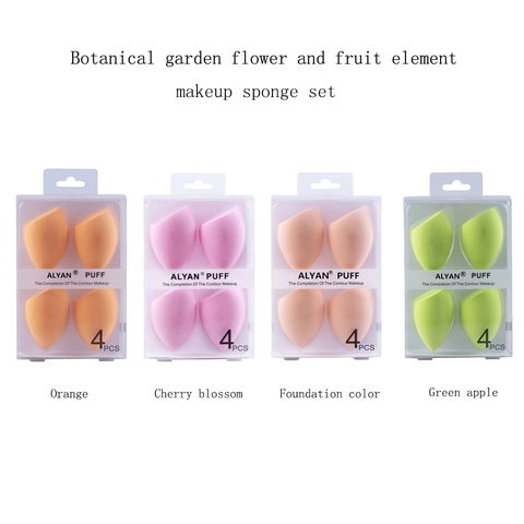 Professional Makeup Sponge Set Beveled Beauty Blender Soft Non-Latex Cosmetic Puff For Foundation Cream Powder Women Beauty Makeup Tools